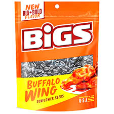 Bigs Sunflower Seeds Hot Buffalo Wings 5.35oz Bag 